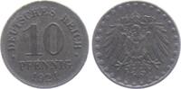 Ersatzmünzen des 1. Weltkrieges 10 Pfennig 10 Pfennig - mit Perlkreis -