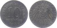 Ersatzmünzen des 1. Weltkrieges 10 Pfennig 10 Pfennig - mit Perlkreis -