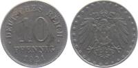 Ersatzmünzen des 1. Weltkrieges 10 Pfennig 10 Pfennig - mit Perlkreis -