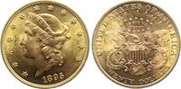 USA 20 Dollar 1895 Double Eagle - Liberty Head vz/st