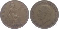 Großbritannien 1 Penny George V. (1910 - 1936) -