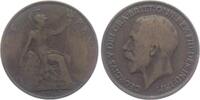 Großbritannien 1 Penny George V. (1910 - 1936) -