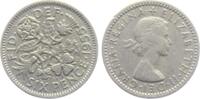 Großbritannien 3 Pence 1955 Elisabeth II. (1952-2022) ss