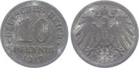 Ersatzmünzen des 1. Weltkrieges 10 Pfennig 10 Pfennig - mit Kordelkreis -