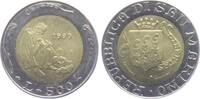 San Marino 500 Lire Heiliger Marinus vor Kirche -