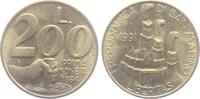 San Marino 200 Lire Prägung erster Münzen -