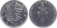Vatikan 50 Lire Papst Paul VI. (1963-1978) - Trauben und Ähren -