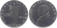 Vatikan 100 Lire Papst Paul VI. (1963-1978) -