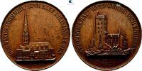 Hamburg Bronzemedaille Zerstörung der St.Petri Kirche in Hamburg -