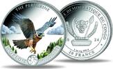 Kongo 20 Francs 1 Silber-Unze - Wanderfalke -