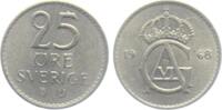 Schweden 25 Öre Gustaf VI. Adolf von Schweden (1950-1973) -
