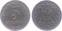 Ersatzmünzen des 1. Weltkrieges 5 Pfennig 5 Pfennig - mit Kordelkreis -