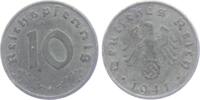 Drittes Reich 10 Reichspfennig 10 Reichspfennig - mit Hakenkreuz -