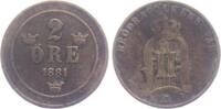 Schweden 2 Öre Oskar II. (1872-1907) -