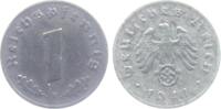Drittes Reich 1 Reichspfennig 1 Reichspfennig - mit Hakenkreuz -