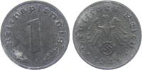 Drittes Reich 1 Reichspfennig 1 Reichspfennig - mit Hakenkreuz -