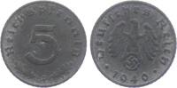 Drittes Reich 5 Reichspfennig 5 Reichspfennig - mit Hakenkreuz -