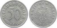 Drittes Reich 50 Reichspfennig 50 Reichspfennig - mit Hakenkreuz -