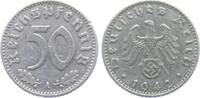 Drittes Reich 50 Reichspfennig 50 Reichspfennig - mit Hakenkreuz -