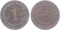 Kaiserreich 1 Pfennig 1 Pfennig - kleiner Adler -