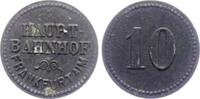 Frankfurt / Main 10 Pfennig ohne Jahr Privates Notgeld Frankfurt - Hauptbahnhof ss-vz korr.