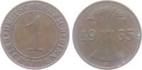 Weimarer Republik 1 Reichspfennig 1 Reichspfennig - mit Ährenbündel -
