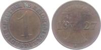 Weimarer Republik 1 Reichspfennig 1 Reichspfennig - mit Ährenbündel -