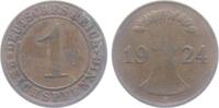 Weimarer Republik 1 Reichspfennig 1 Reichspfennig - mit Ährenbündel -
