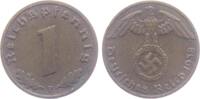 Drittes Reich 1 Reichspfennig 1 Reichspfennig - mit Hakenkreuz -