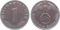 Drittes Reich 1 Reichspfennig 1 Reichspfennig - mit Hakenkreuz -