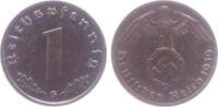 Drittes Reich 1 Reichspfennig 1 Reichspfennig - mit Hakenkreuz -