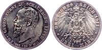 Schaumburg-Lippe - Kaiserreich 3 Mark Georg (1893-1911) - Auf seinen Tod -