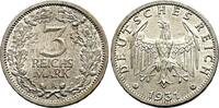3 Mark 1931 A Deutsches Reich - Weimarer Republik 3 Reichsmark f.st