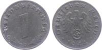 Drittes Reich 1 Reichspfennig 1 Reichspfennig - mit Hakenkreuz -