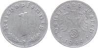 Drittes Reich 1 Reichspfennig 1 Reichspfennig - mit Hakenkreuz -