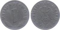 Drittes Reich 1 Reichspfennig 1 Reichspfennig - mit Hakenkreuz -