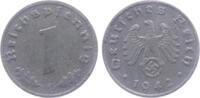Drittes Reich 1 Reichspfennig 1 Reichspfennig - mit Hakenkreuz -