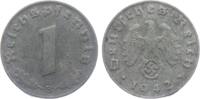 Drittes Reich 1 Reichspfennig 1 Reichspfennig - mit Hakenkreuz -