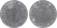 Drittes Reich 1 Reichspfennig 1 Reichspfennig - mit Hakenkreuz -