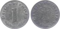 Drittes Reich 1 Reichspfennig 1 Reichspfennig - mit Hakenkreuz -