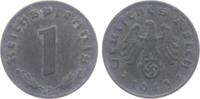 Drittes Reich 1 Reichspfennig 1 Reichspfennig - mit Hakenkreuz -
