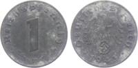 Drittes Reich 1 Reichspfennig 1 Reichspfennig - mit Hakenkreuz -