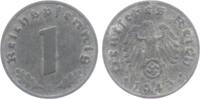 Drittes Reich 1 Reichspfennig 1 Reichspfennig - mit Hakenkreuz -