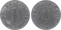 Drittes Reich 1 Reichspfennig 1 Reichspfennig - mit Hakenkreuz -