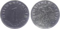 Drittes Reich 1 Reichspfennig 1 Reichspfennig - mit Hakenkreuz -