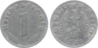 Drittes Reich 1 Reichspfennig 1 Reichspfennig - mit Hakenkreuz -
