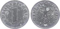 Drittes Reich 1 Reichspfennig 1 Reichspfennig - mit Hakenkreuz -
