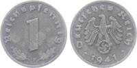 Drittes Reich 1 Reichspfennig 1 Reichspfennig - mit Hakenkreuz -