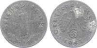 Drittes Reich 1 Reichspfennig 1 Reichspfennig - mit Hakenkreuz -