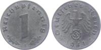 Drittes Reich 1 Reichspfennig 1 Reichspfennig - mit Hakenkreuz -